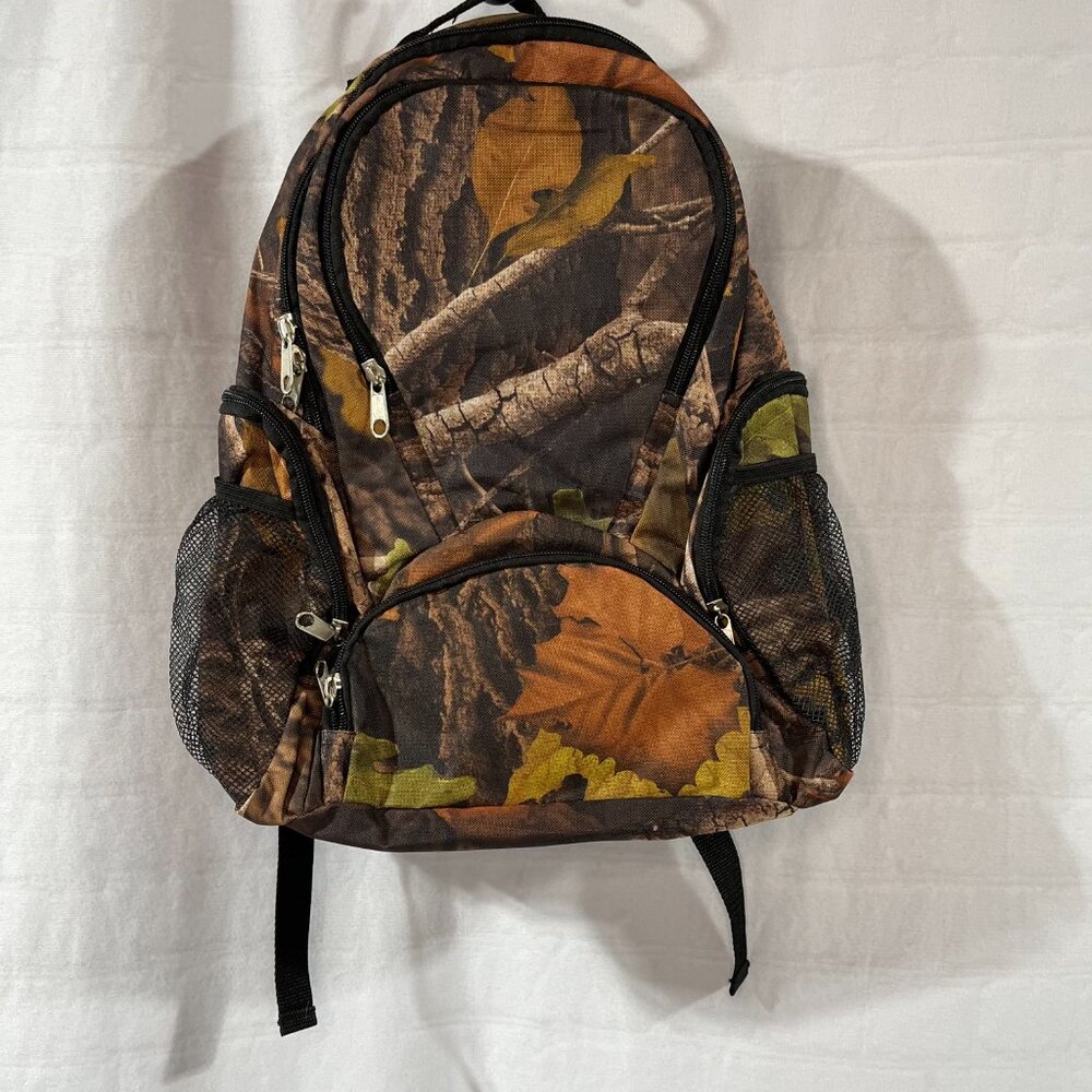 NWOT Camouflage Woods Forest Camo Backpack Bag, Hunting, School, Hiking, Travel